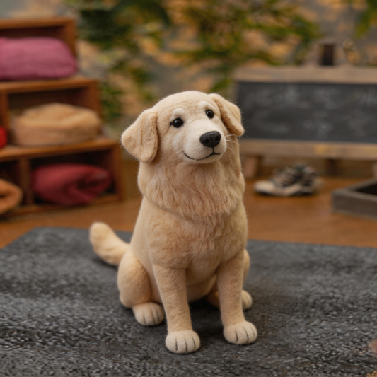 Full-Body Wool Felt Sculpture