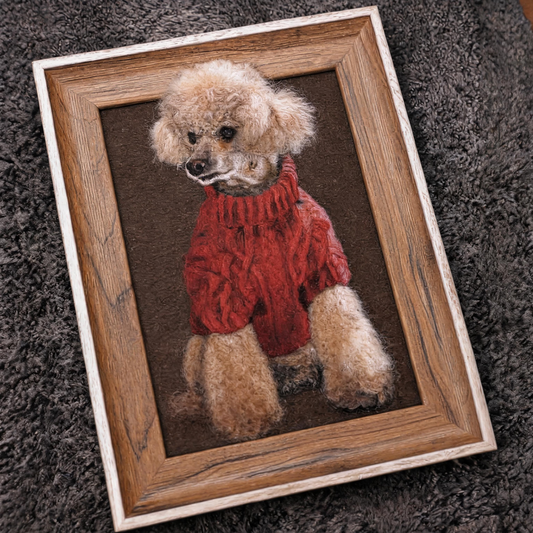 Wool Felt Pet Portrait